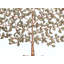 Magnifique arbre mural Tulsi en laiton