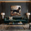 «Dogs Beauceron», art mural sur toile brune-98899560