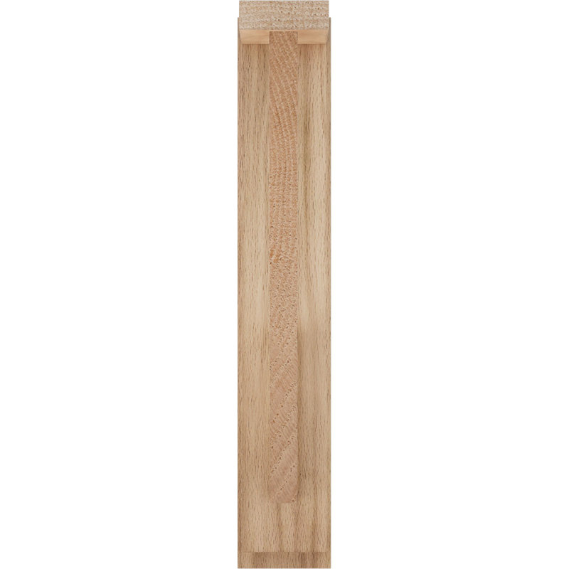 Support de tablette traditionnel, Chêne rouge, H 14,25 po x l 2,50 po x P 14,75 po