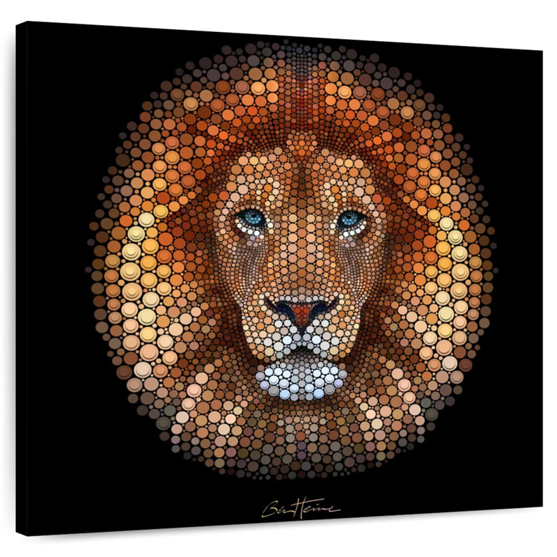 Brampt Digital Lion, 30" H x 30" W