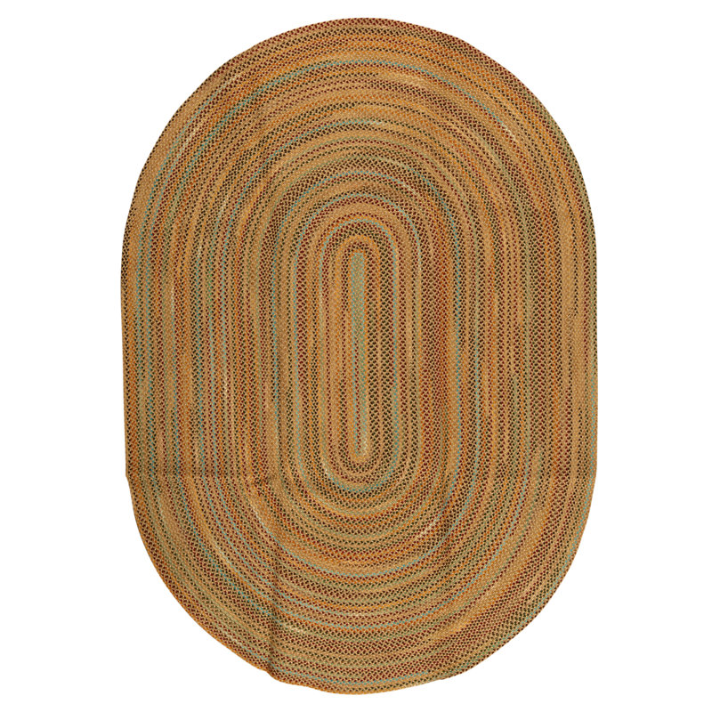 Hand Knotted Wool Area Rug in Tan