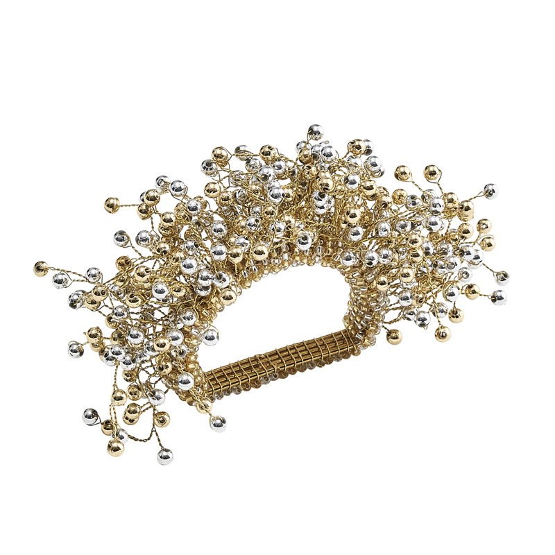 Spray Napkin Ring, Gold/Silver
