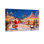 «Christmas Santa Claus At Carnival Christmas Scene», ensemble de 3 reproductions d'art sur toile