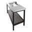 Newterra Concrete Handmade Rectangular Console Bathroom Sink-70734348-68489963