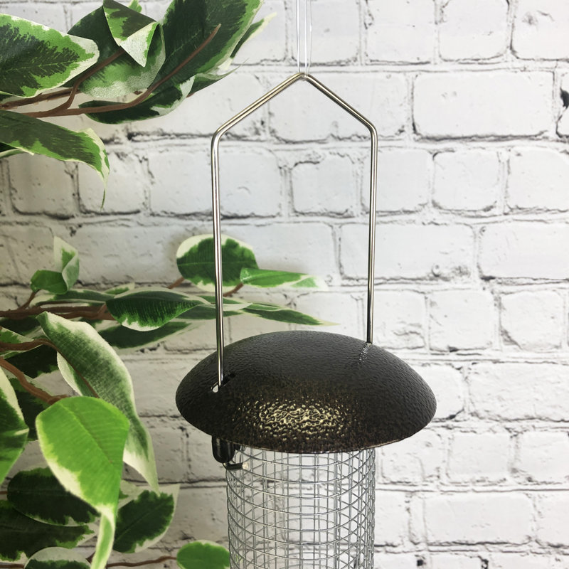 Erato Metal Hanging Tube Bird Feeder