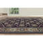 Tapis aubergine et doré de grande qualité noué à la main Sultanabad