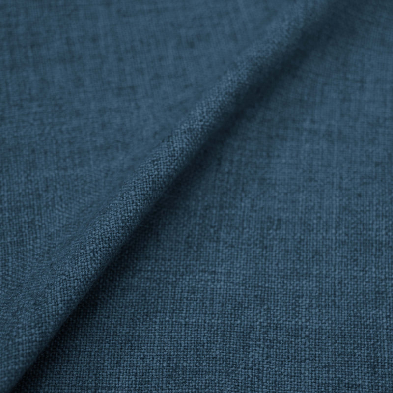 Tabouret de bar et de comptoir April, Espresso, Zuma Navy Textured Linen, Tabouret de comptoir (siège d'une hauteur de 24 p