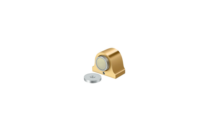 Door Stop, PVD Polished Brass