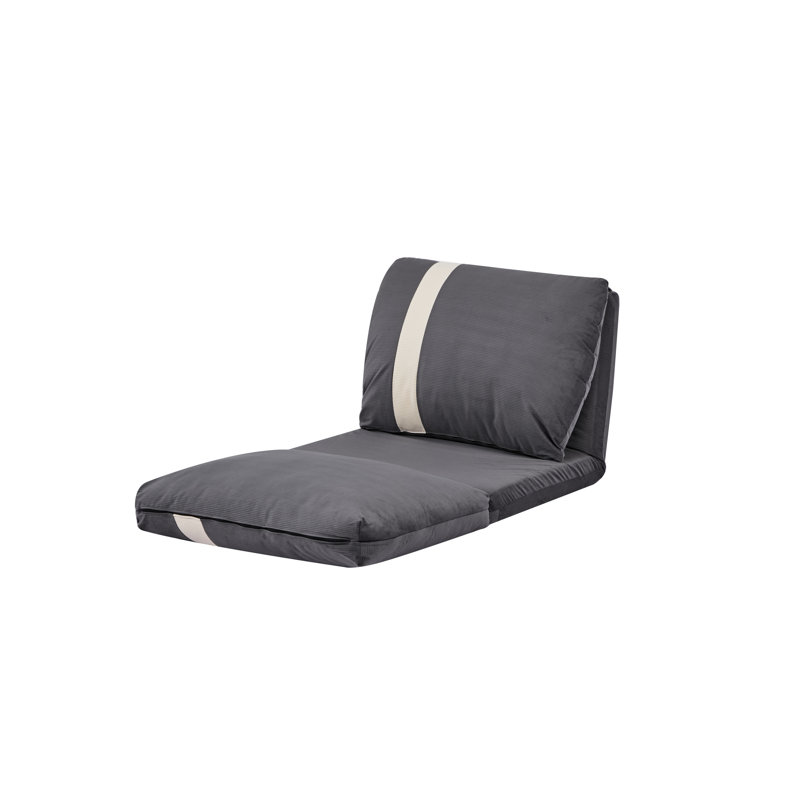 5 lits convertibles, 6 lits réglables gris foncé, lit gris pliable en velours, Gris foncé
