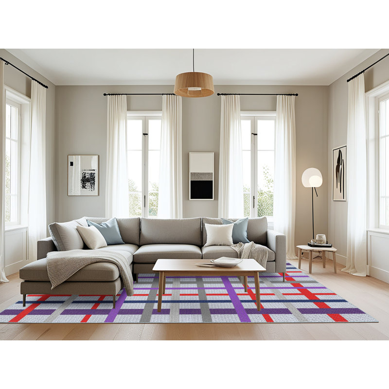 Tapis gris Kirkbride, Rectangle 8 pi x 12 pi