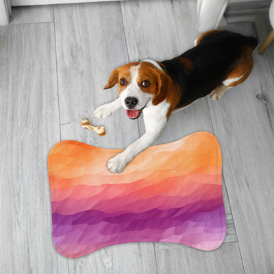 Tapis d'alimentation en forme d'os 1 pièce Twilight Gradient
