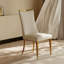 Chaise parsons capitonnée en velours-131513382