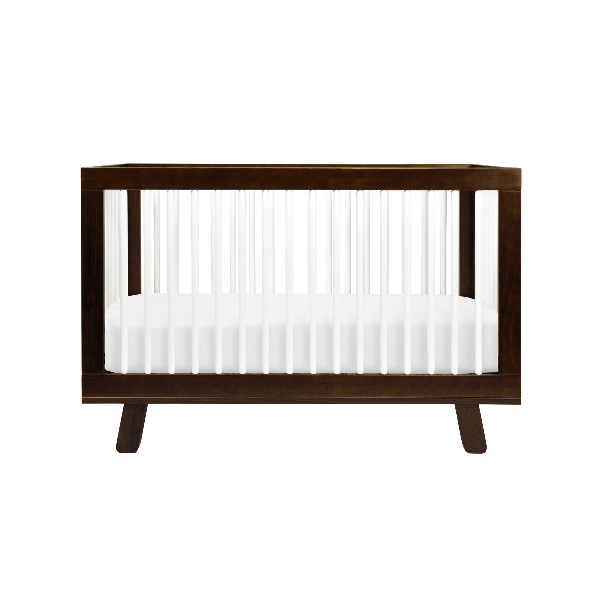 Hudson 3-in-1 Convertible Nursery Furniture Set, Espresso/White