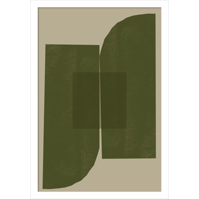 Percey "Green Composition 2" Print