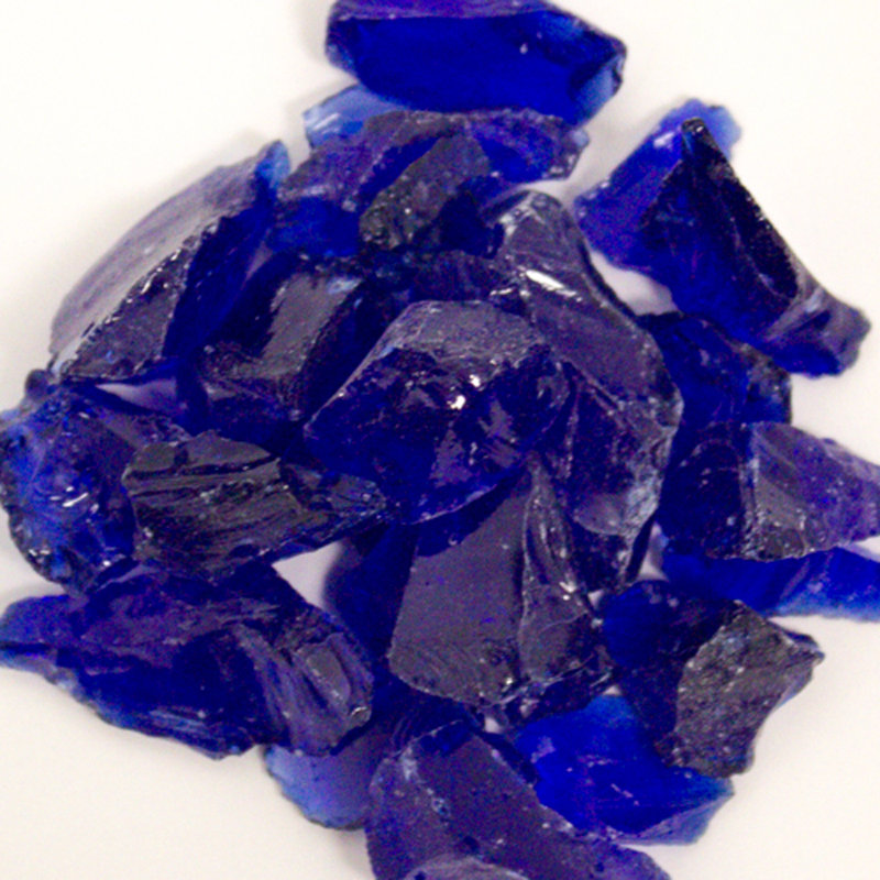 20 Lb. Fire Glass, Cobalt Blue