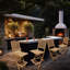 Tabouret de bar de patio 30" teck Costales