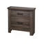 Table de chevet, table de chevet 2 tiroirs en bois