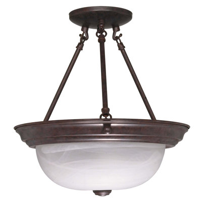 Coulston Glass Semi Flush Mount