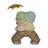 20"H Boy and Girl with Umbrella Garden Statue