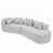 Blanc / Gris est en rupture de stock