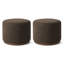 Repose-pieds rond 22,5 po, ensemble de 2-133653620