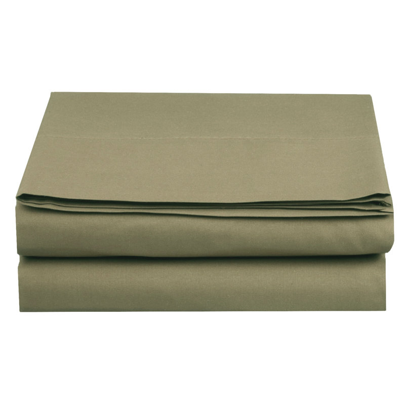 Drap-housse en microfibre 1500 fils, Vert, Très grand californien