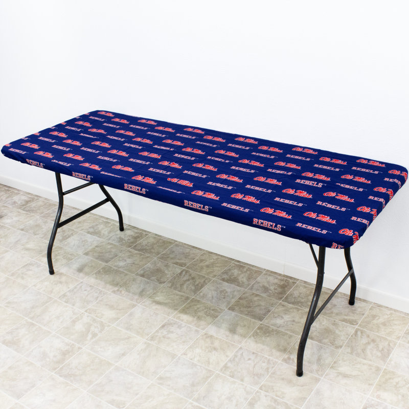 NCAA Outdoor Patio Table Cover, 96" W x 30" D, Mississippi