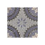 Carreau de porcelaine mat à motif coquelicot 8 "x 8" Verity-113662554