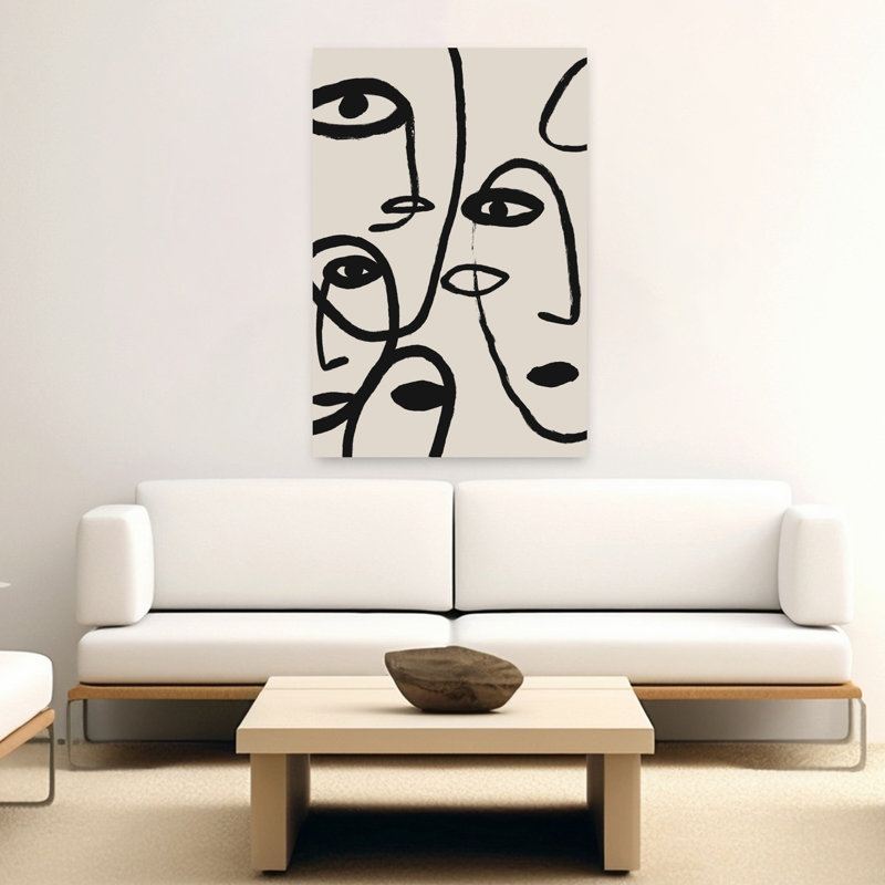 Art contemporain contemporain abstrait, H 60 po x l 40 po