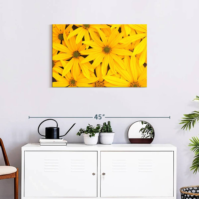 Fleurs jaune vif Harnek, H 20 po x l 30 po