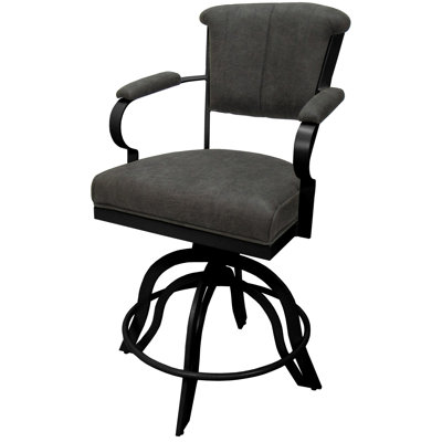 Raddie Swivel Metal Bar Stool 30" Seat