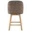  Tabouret de bar rotatif à hauteur de comptoir Bisto-122925084