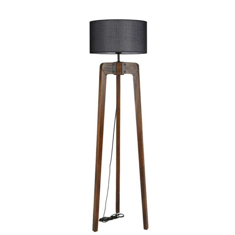 Clift 170cm Tripod Floor Lamp, Black