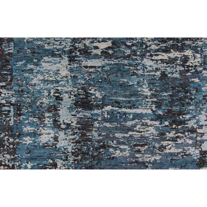 Geometric Hand Knotted 185cm X 272cm Area Rug