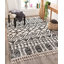 Melody Ivory Shag Moroccan Trellis Rug-39723772