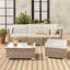 Kersten 4-seater Rattan Garden Sofa Set