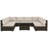 9-piece wicker patio conversation sets with cushions-1150317691