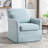 28.7" Wide Contemporary Soft Upholstered 360° Swivel Accent Armchair With Plump Pillow-1850940117