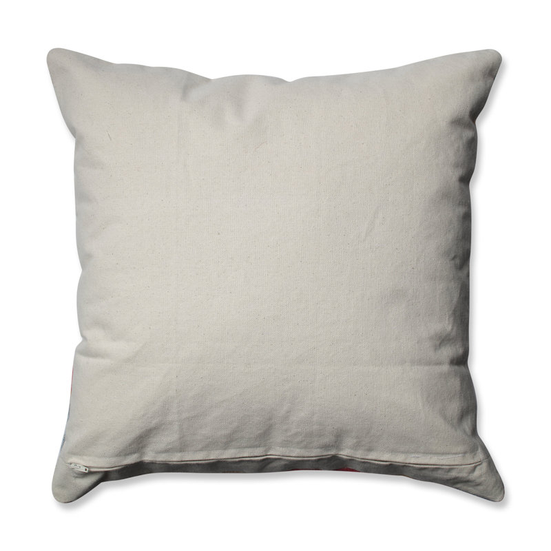  Coussin en laine Triangle Grid, Agrume / gris