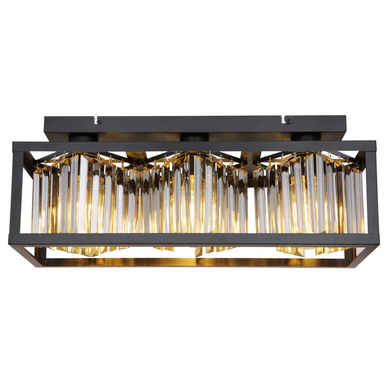 Aleksia Glass Flush Mount