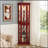 Exquisite Lighted Corner Display Cabinet With Adjustable Shelves And Tempered Glass Door-36467694