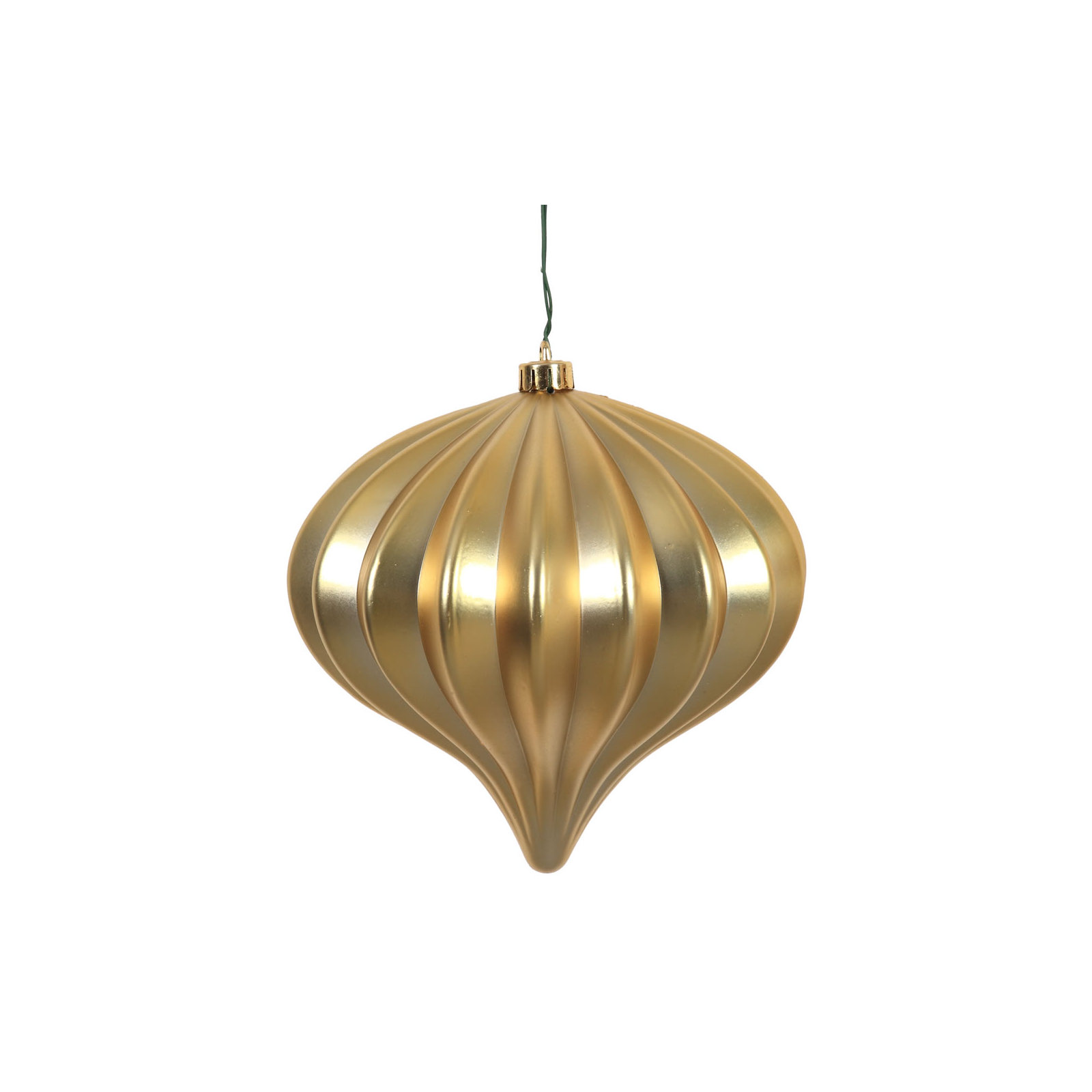 5.7" Onion Christmas Ornament UV, Gold