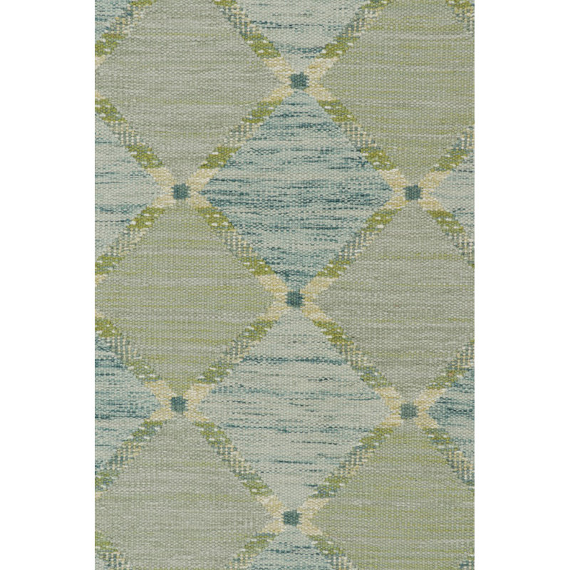 Scandinavian Wool Geometric Area Rug, Rectangle 9' x 12'