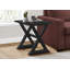 Table d'appoint, bout, table d'appoint, carré, table de chevet, chambre à coucher, lampe, placage noir, transitionnel-1930749844