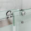 Porte de baignoire à double fermeture coulissante sans cadre avec verre givré de 3/8 po (10 mm) Opal Mirage MCOCOD l 56-61 "x H 66"-116096835