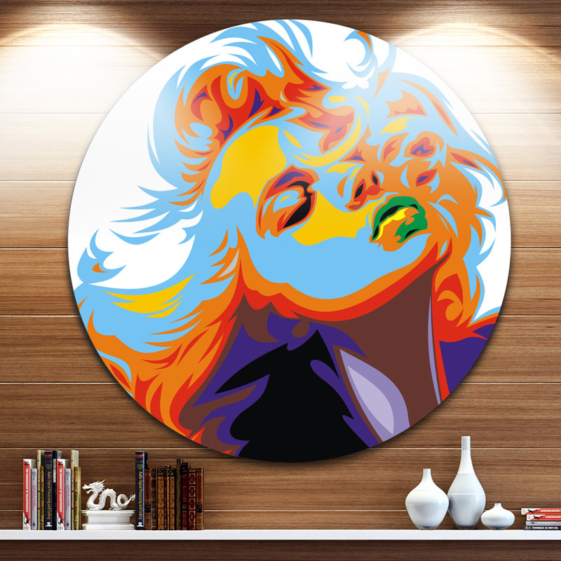 «Vector Blonde», reproduction d'impression, H 38 po x l 38 po x P 1 po, Métal