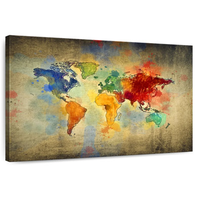 Carte du monde Aliaz
