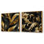 Heathfield - Ensemble de 2 collages carrés botaniques abstraits-101855882-101855881