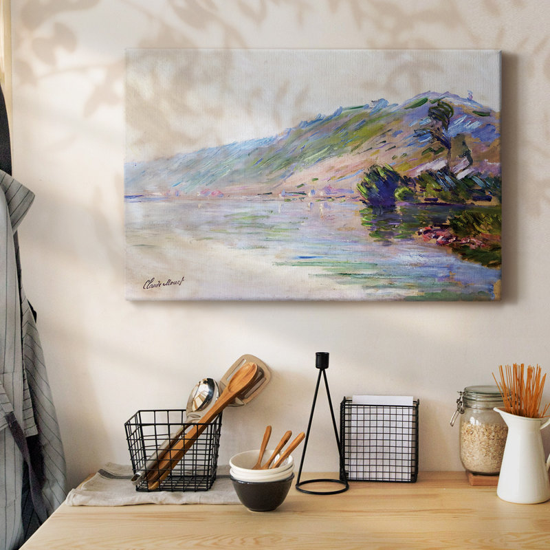 La seine à Port-Gallery, toile tendue, H 12 po x l 18 po