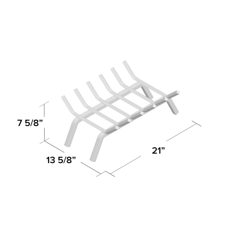 Datto Steel Fireplace Grate, 21"